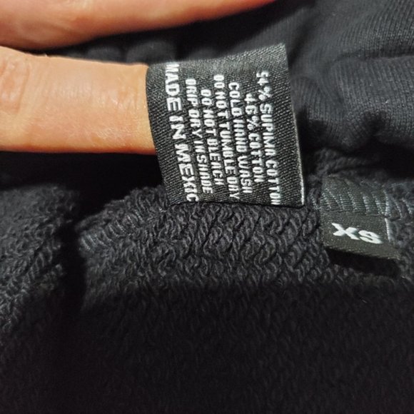 NWT BLACK LIBERAL YOUTH MINISTRY DREAM BABY CRYSTAL RAIN DISTRESSED SWEATPANTS - Picture 7 of 12